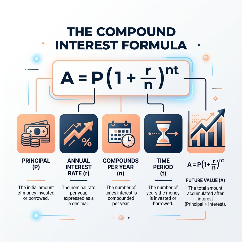 Compound Interest Formula Diagram